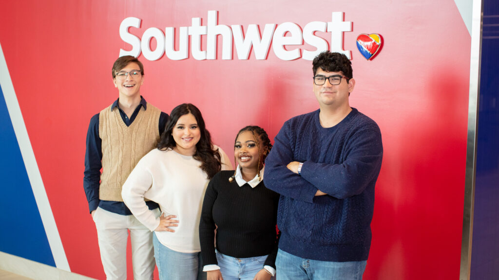 Southwest Airlines Scholarship students
