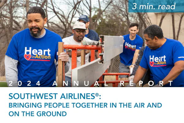 Greater Houston Community Foundation 2024 Annual Report Southwest Airlines